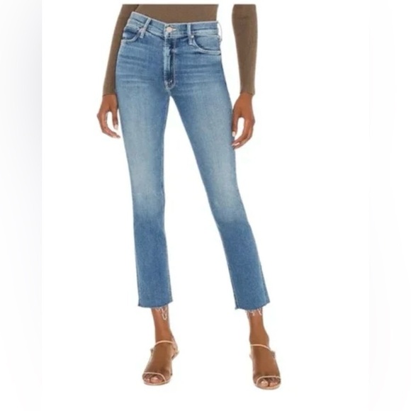 MOTHER The Mid Rise Dazzler Ankle Fray, size 28 - Picture 3 of 10